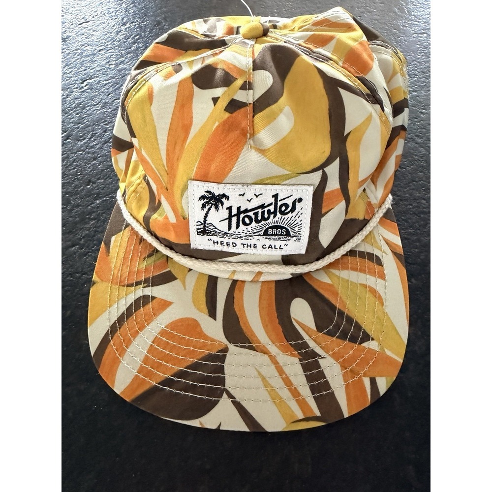 Rare | Howler Brothers - SnapBack Monstera Mash Outdoors Trucker Casual OSFA HTF